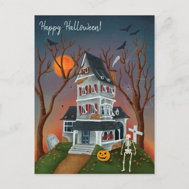 Halloween Postcard (Front)