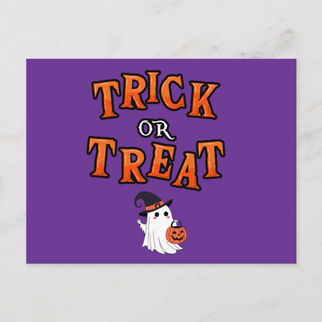 Halloween postcard (Front)