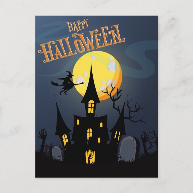 Halloween Postcard (Front)