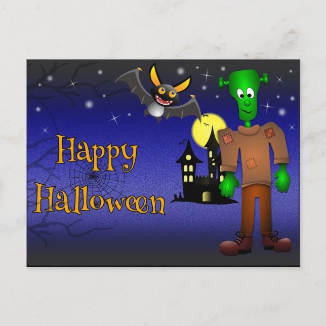 Halloween Postcard (Front)