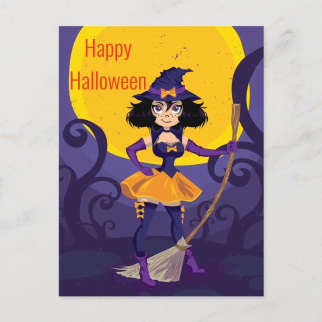 Halloween Postcard (Front)