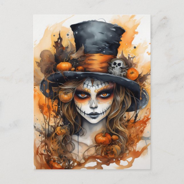 Halloween Postcard (Front)