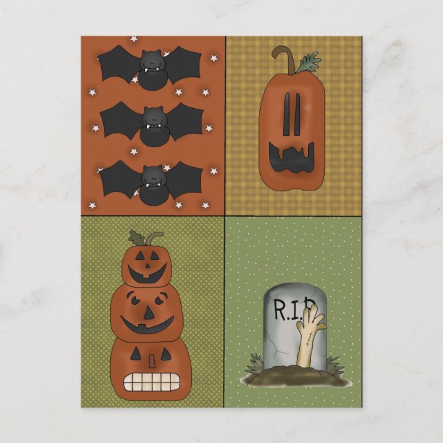 Halloween Postcard (Front)