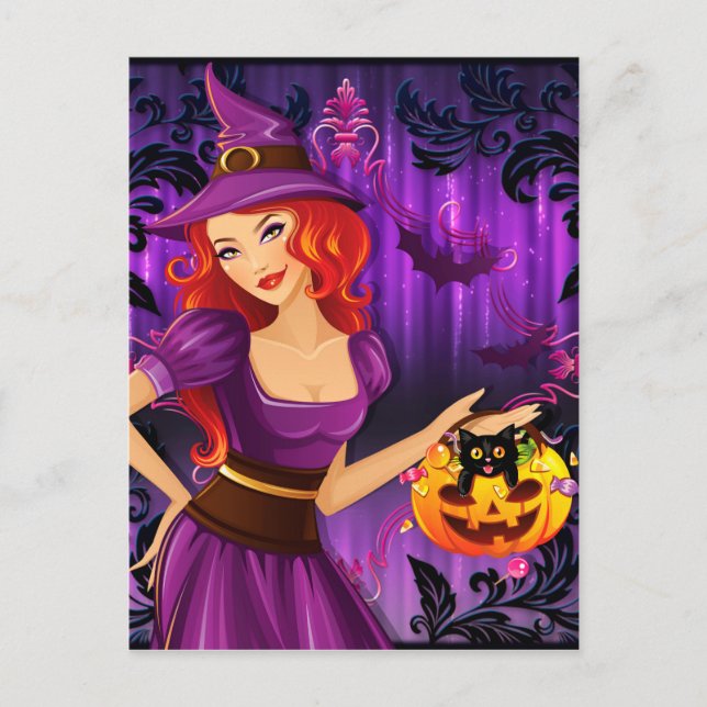 Halloween Postcard (Front)