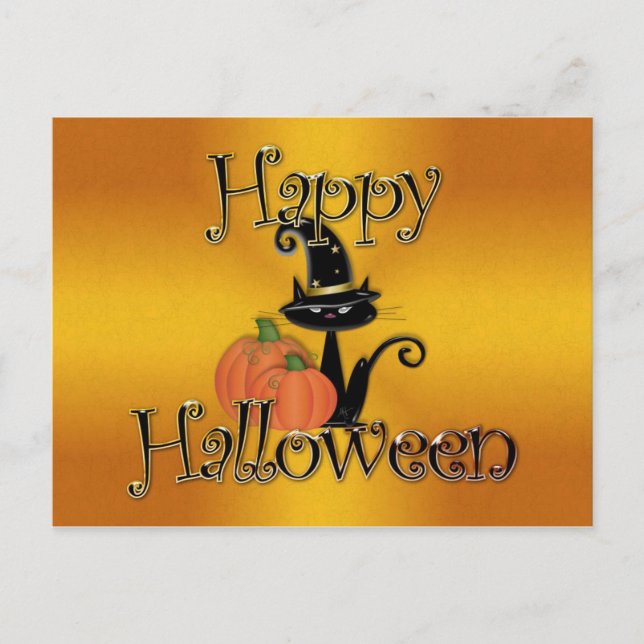Halloween Postcard (Front)
