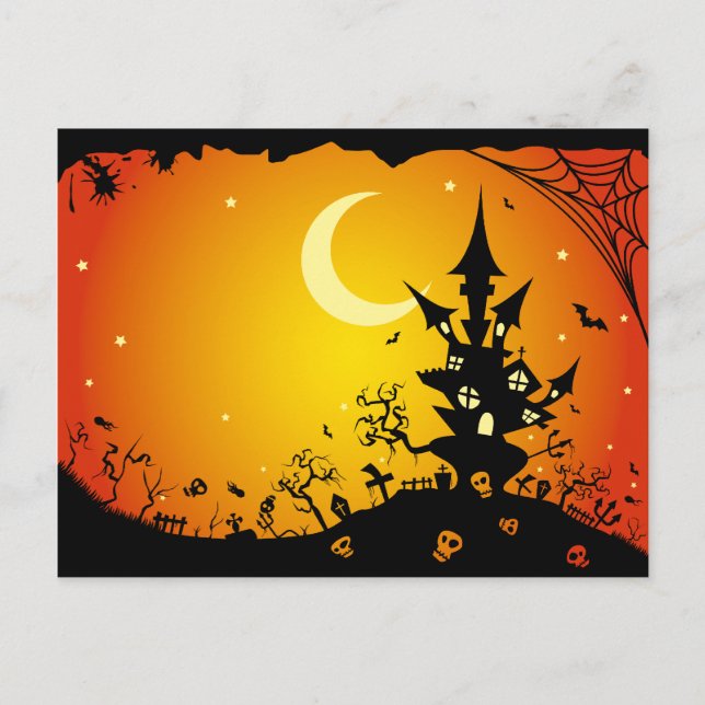 Halloween Postcard (Front)