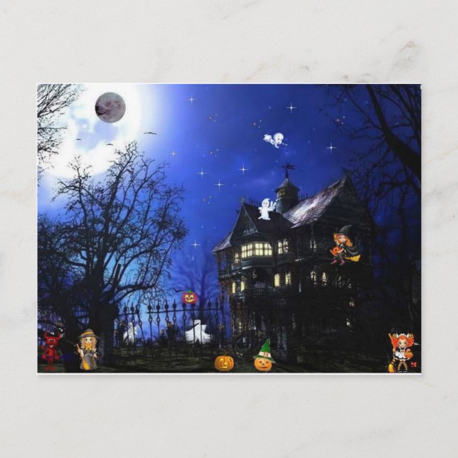 Halloween Postcard (Front)
