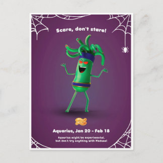 Halloween Postcard for Aquarius