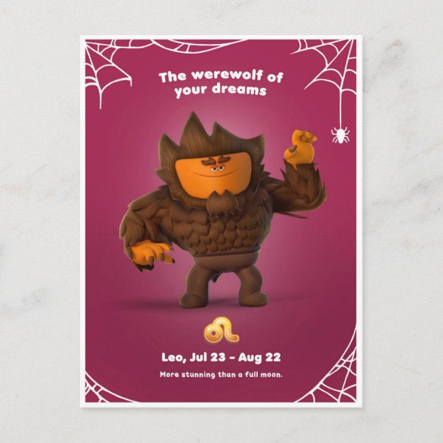 Halloween Postcard for Leo (Front)