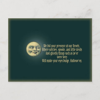 Halloween Postcard Invitation