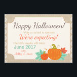 Halloween pregnancy announcement Pumpkin<br><div class="desc">♥ An adorable way to announce your pregnancy!</div>