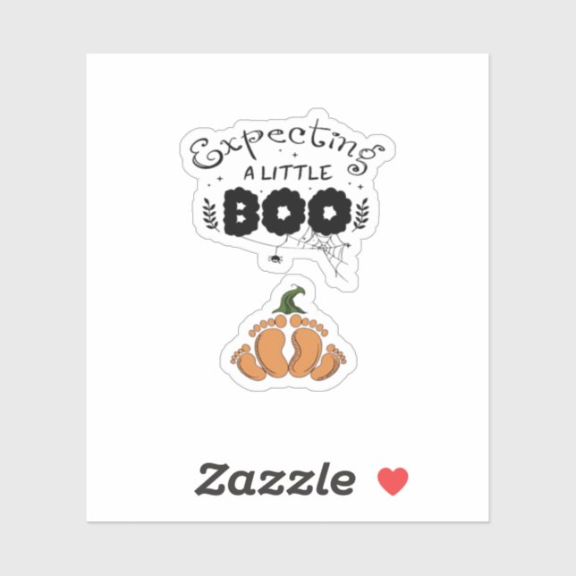 Halloween Pregnancy Mom To Be Expecting Little Boo (Sheet)