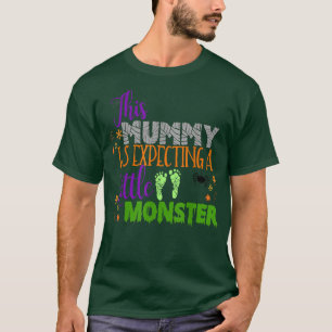 Halloween Pregnancy Mummy Due Monster Mom Baby Sho T-Shirt