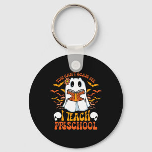 Halloween Preschool Teacher Ghost Teaching Istant Keychain