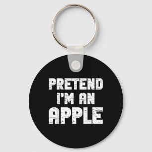 Halloween Pretend Im an Costume Funny Lazy Kids Keychain