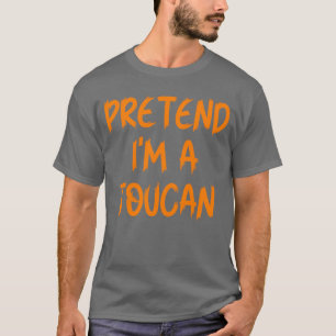 Halloween Pretend Im Aoucan Costume Funny Lazy Adu T-Shirt