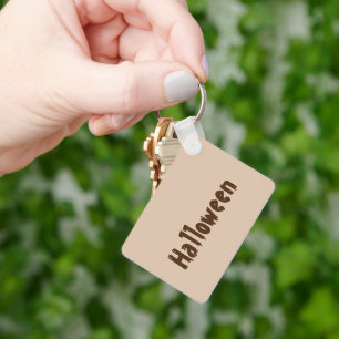 Halloween Print Name text Keys Keychains/Lanyards Keychain