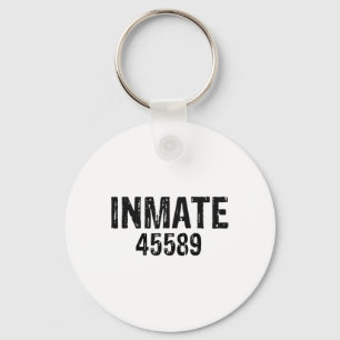 Halloween Prisoner Jail Inmate Costume Keychain