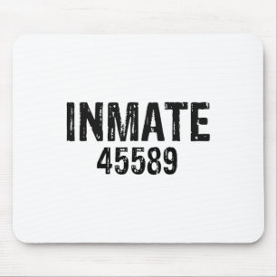 Halloween Prisoner Jail Inmate Costume  Mouse Pad