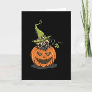 Halloween Pug Card