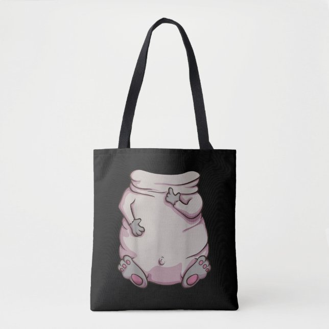 Halloween Pug Dog Animal Cosplay Tote Bag (Front)