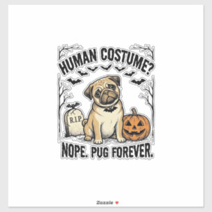 Halloween Pug Shirt Vintage Funny Dog Costume Art_