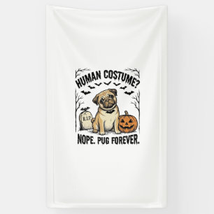 Halloween Pug Shirt Vintage Funny Dog Costume Art_ Banner