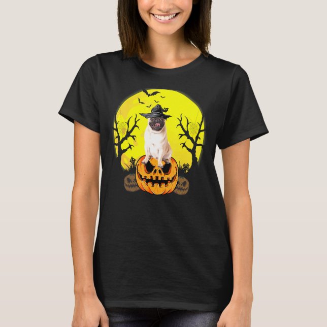 Halloween Pug T-Shirt (Front)