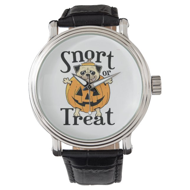 Halloween Pug Watch (Front)