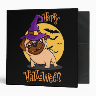 Halloween Puggy Binder