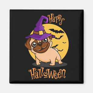 Halloween Puggy Magnet