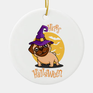 Halloween Puggy Ornament