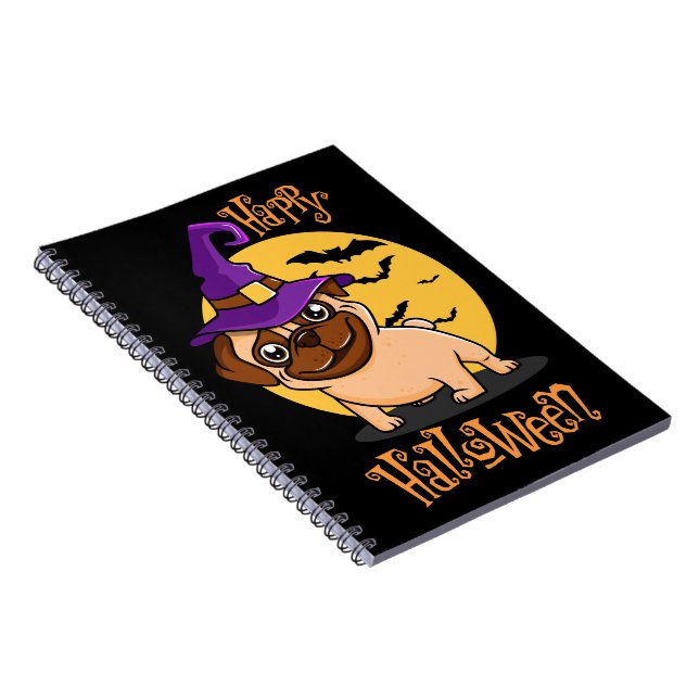 Halloween Puggy Photo Notebook (Right Side)