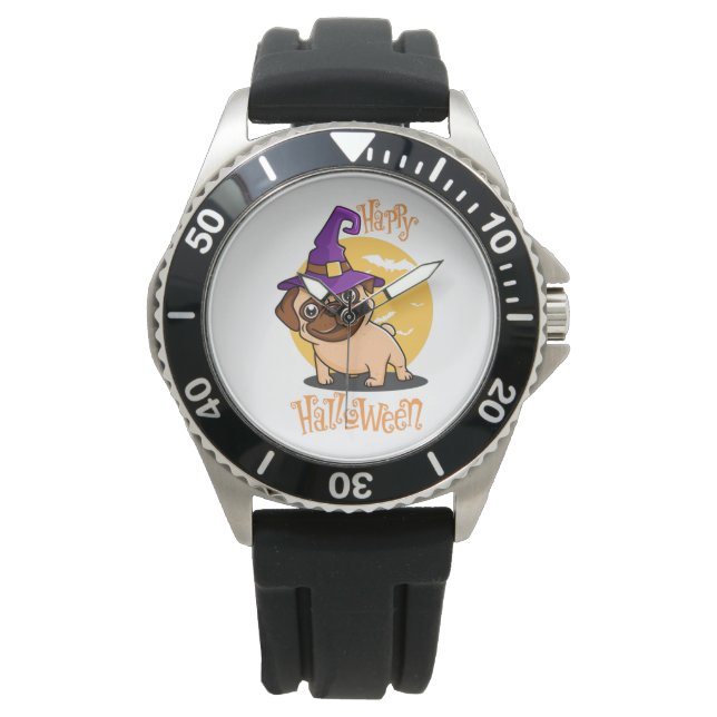 Halloween Puggy Watch (Front)