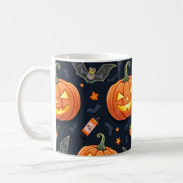 Halloween Pumkin Mug (Left)