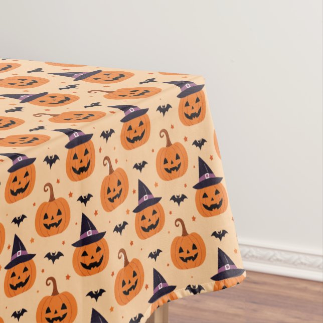 Halloween Pumpin Patch Tablecloth (In Situ)
