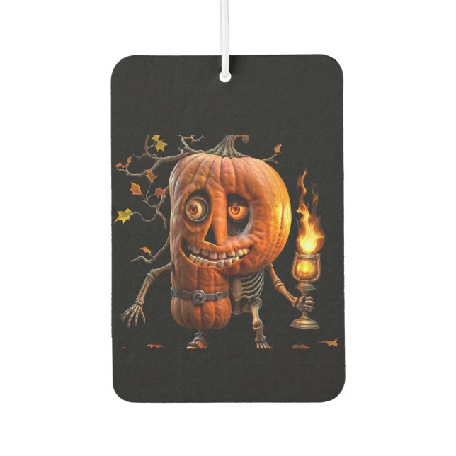 Halloween Pumpkin Air Freshener (Front)