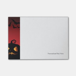 Halloween Pumpkin Background Post-it Notes