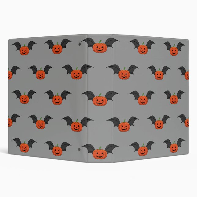 Halloween Pumpkin Bat Binder (Background)