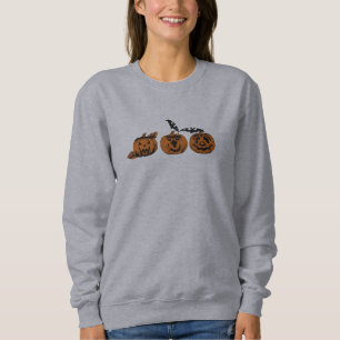 Halloween/pumpkin/bat sweatshirt