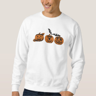 Halloween/pumpkin/bat sweatshirt