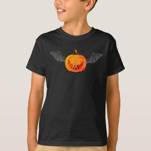 Halloween pumpkin bat T-Shirt