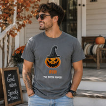 Halloween Pumpkin “BOO!” – Personalized Name