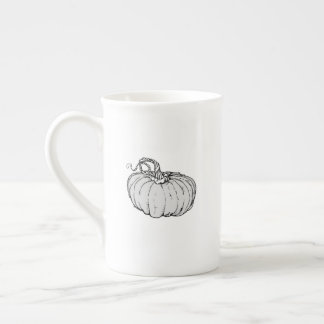 Halloween Pumpkin - “Boo!” Porcelain Mug