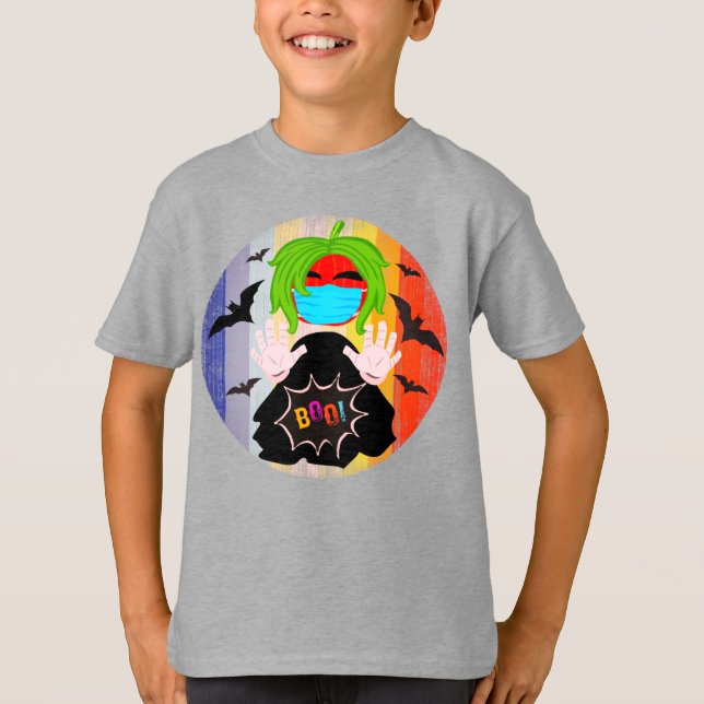 HALLOWEEN PUMPKIN BOO T-Shirt (Front)