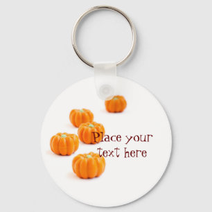 Halloween pumpkin candy keychain