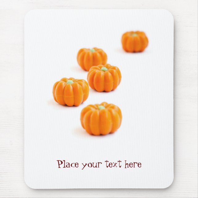 Halloween pumpkin candy mouse pad (Front)