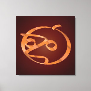 Halloween pumpkin canvas print