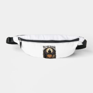 Halloween Pumpkin Cat Haunted Vintage Season Scene Fanny Pack