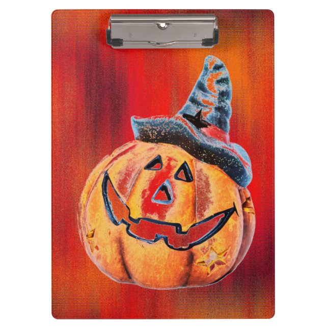 Halloween Pumpkin Clipboard (Front)